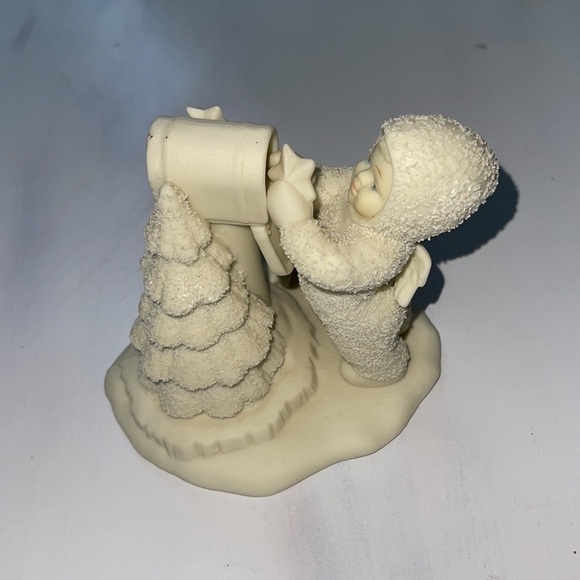 Snowbabies Department 56 Figurine Collectible Mailbox You Didn't Forget Me 4.5” - Picture 1 of 5